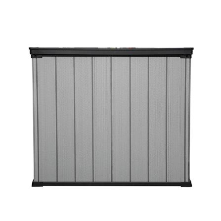 ตู้เก็บของกลางแจ้ง SPRING MA SHU 140X84 ซม. สีเทา/ดำ_6