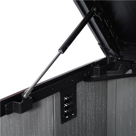 ตู้เก็บของกลางแจ้ง SPRING MA SHU 140x84 ซม. สีเทา/ดำ_4