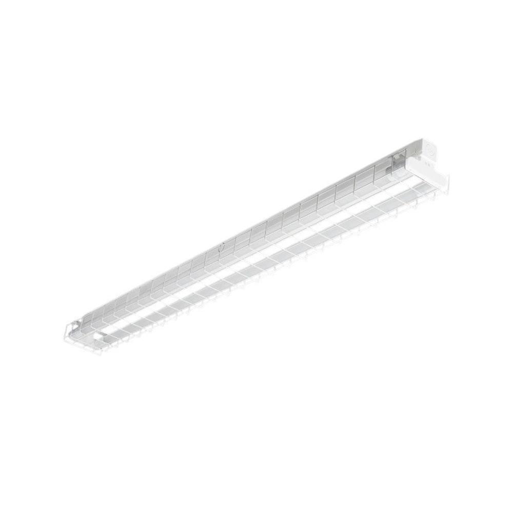 โคมตะแกรงติดลอย L&E 9J-01039 2X1200 มม. สีขาว