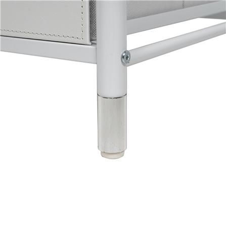 ชั้นลิ้นชักหนัง 4 ชั้น STACKO LUZZO 29X35X98.7 ซม. สีขาว_5