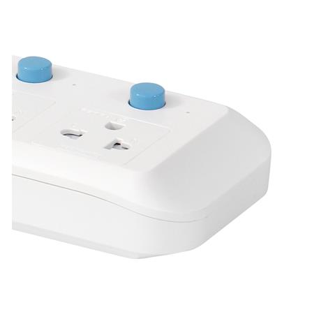 รางปลั๊กไฟ 5 ช่อง 5 สวิตซ์ ELECKTA 815 16 แอมป์ 3 ม._2