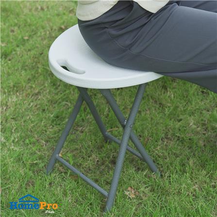เก้าอี้พับ ME LIVING HDPE สีขาว_4