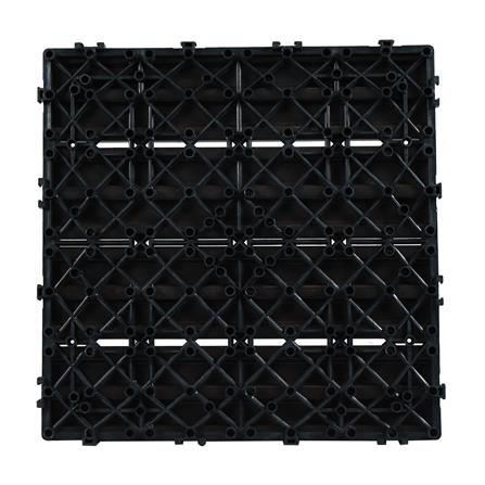 แผ่นทางเท้า WPC ลายตรง SPRING 30X30 ซม. สีดาร์คคอฟฟี่_2