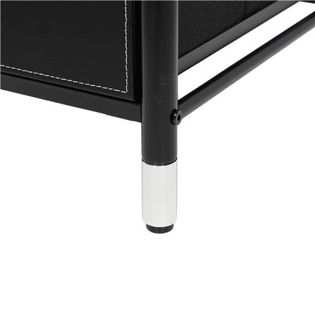 ชั้นลิ้นชักหนัง 3 ชั้น STACKO LUZZO 29X35X77.3 ซม. สีดำ_6