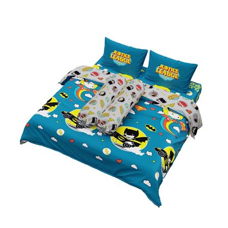 ชุดผ้าปูที่นอน 6 ฟุต (ชุด 6 ชิ้น) PREMIER SATIN JUSTICE LEAGUE FJ001_1
