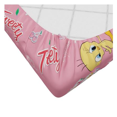 ชุดผ้าปูที่นอน 5 ฟุต (ชุด 6 ชิ้น) PREMIER SATIN TWEETYS FJ007_2