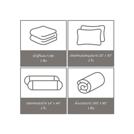 ชุดผ้าปูที่นอน 5 ฟุต (ชุด 6 ชิ้น) PREMIER SATIN JUSTICE LEAGUE FJ002_5