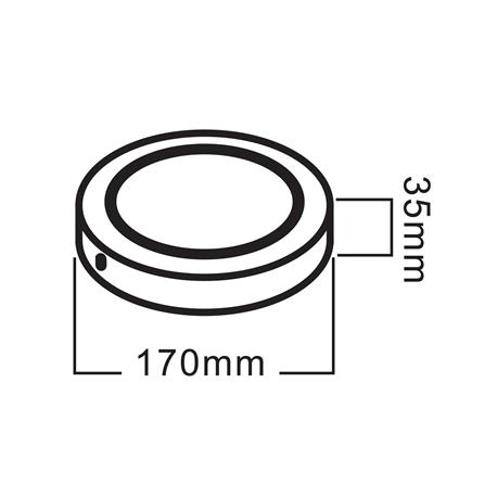 ดาวน์ไลท์ LED SHINING S-DLS01265C-1R 6 นิ้ว 12 วัตต์ DAYLIGHT สีดำ_7