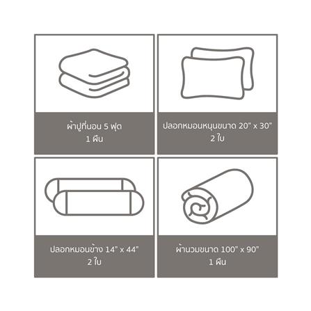 ชุดผ้าปูที่นอน 5 ฟุต (ชุด 6 ชิ้น) PREMIER SATIN ฺBATMAN FJ005_5