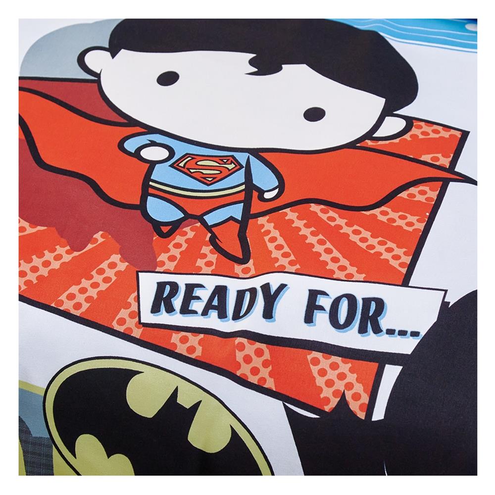 ชุดผ้าปูที่นอน 6 ฟุต (ชุด 6 ชิ้น) PREMIER SATIN JUSTICE LEAGUE FJ002