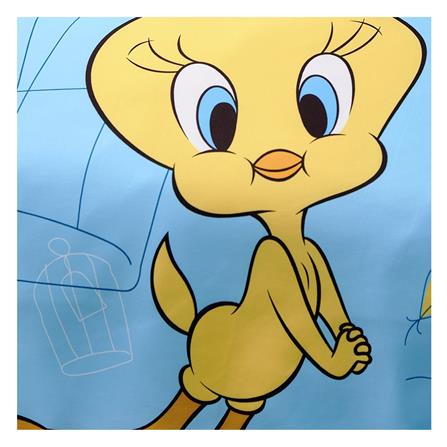 ชุดผ้าปูที่นอน 6 ฟุต (ชุด 6 ชิ้น) PREMIER SATIN TWEETYS FJ006_3