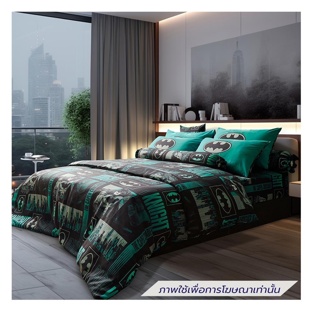ชุดผ้าปูที่นอน 3.5 ฟุต (จำนวน 3 ชิ้น) PREMIER SATIN BATMAN FJ004