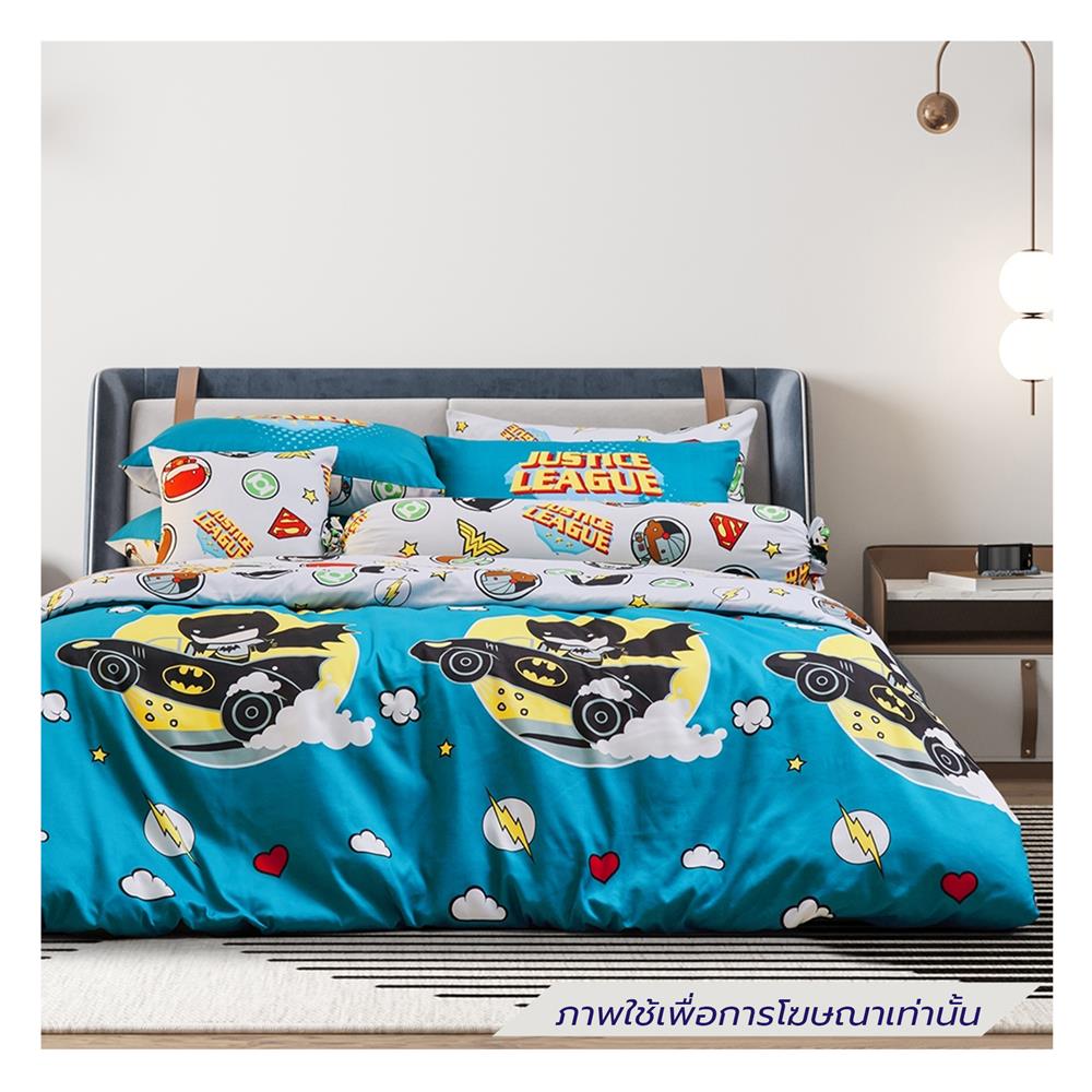 ชุดผ้าปูที่นอน 5 ฟุต (จำนวน 5 ชิ้น) PREMIER SATIN JUSTICE LEAGUE FJ001