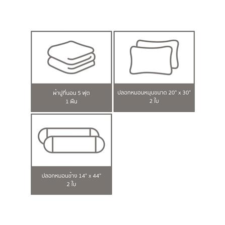 ชุดผ้าปูที่นอน 5 ฟุต (จำนวน 5 ชิ้น) PREMIER SATIN JUSTICE LEAGUE FJ001_5