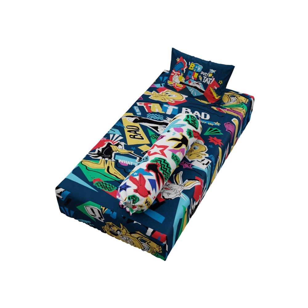 ชุดผ้าปูที่นอน 3.5 ฟุต (จำนวน 3 ชิ้น) PREMIER SATIN LOONEY TUNES FJ009