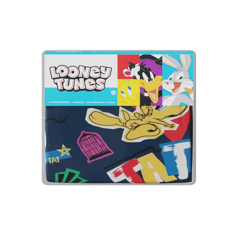 ชุดผ้าปูที่นอน 3.5 ฟุต (จำนวน 3 ชิ้น) PREMIER SATIN LOONEY TUNES FJ009