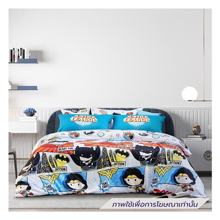 ชุดผ้าปูที่นอน 5 ฟุต (จำนวน 5 ชิ้น) PREMIER SATIN JUSTICE LEAGUE FJ002_0