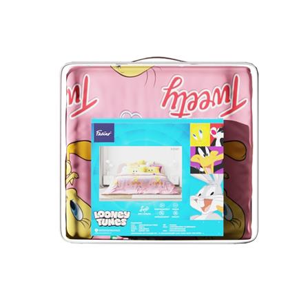 ชุดผ้าปูที่นอน 6 ฟุต (ชุด 6 ชิ้น) PREMIER SATIN TWEETYS FJ007_4