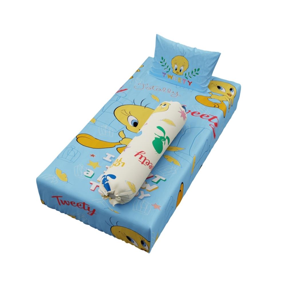 ชุดผ้าปูที่นอน 3.5 ฟุต (จำนวน 3 ชิ้น) PREMIER SATIN TWEETYS FJ006