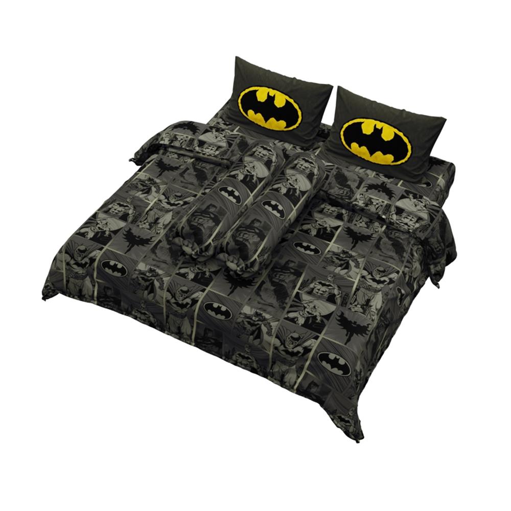 ชุดผ้าปูที่นอน 6 ฟุต (ชุด 6 ชิ้น) PREMIER SATIN BATMAN FJ005