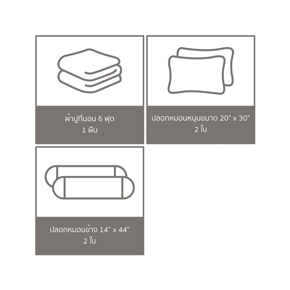 ชุดผ้าปูที่นอน 6 ฟุต (จำนวน 5 ชิ้น) PREMIER SATIN BATMAN FJ005