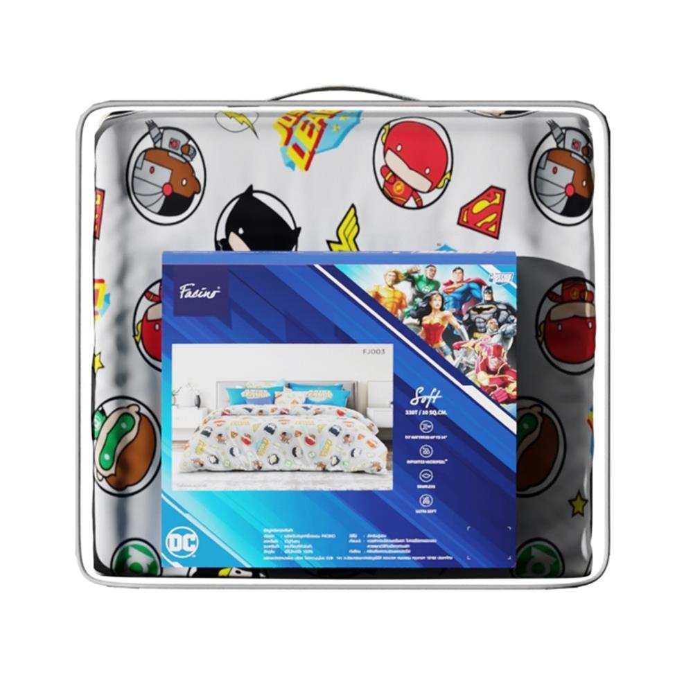 ชุดผ้าปูที่นอน 5 ฟุต (ชุด 6 ชิ้น) PREMIER SATIN BATMAN FJ003