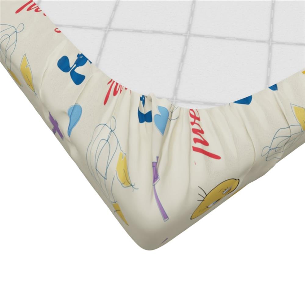 ชุดผ้าปูที่นอน 3.5 ฟุต (จำนวน 3 ชิ้น) PREMIER SATIN TWEETYS FJ008