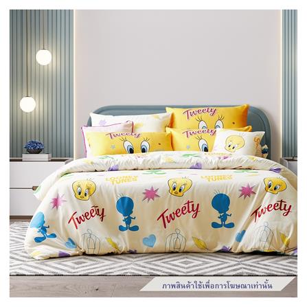 ชุดผ้าปูที่นอน 3.5 ฟุต (จำนวน 3 ชิ้น) PREMIER SATIN TWEETYS FJ008_0