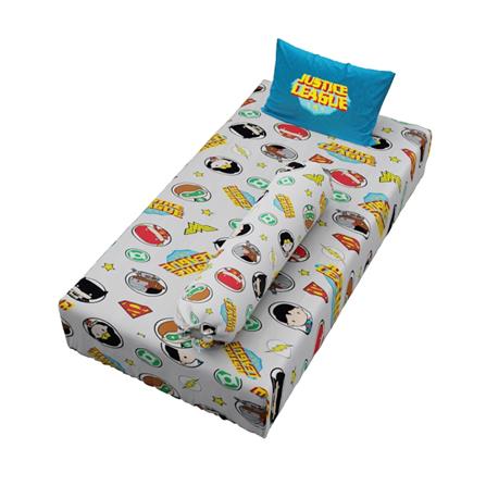 ชุดผ้าปูที่นอน 3.5 ฟุต (จำนวน 3 ชิ้น) PREMIER SATIN JUSTICE LEAGUE FJ003_1