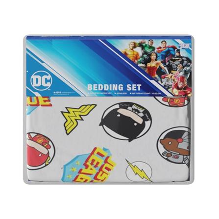 ชุดผ้าปูที่นอน 3.5 ฟุต (จำนวน 3 ชิ้น) PREMIER SATIN JUSTICE LEAGUE FJ003_4