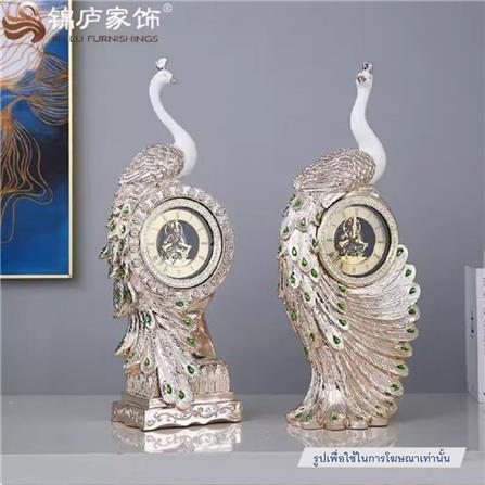 นาฬิกาตั้งโต๊ะ INTERY CT215C048_02 23.62 นิ้ว สีเงิน_2