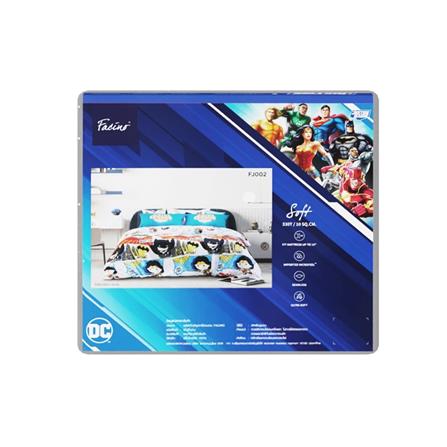 ชุดผ้าปูที่นอน 6 ฟุต (จำนวน 5 ชิ้น) PREMIER SATIN JUSTICE LEAGUE FJ002_4