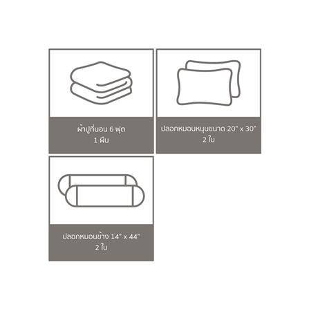 ชุดผ้าปูที่นอน 6 ฟุต (จำนวน 5 ชิ้น) PREMIER SATIN JUSTICE LEAGUE FJ002_5