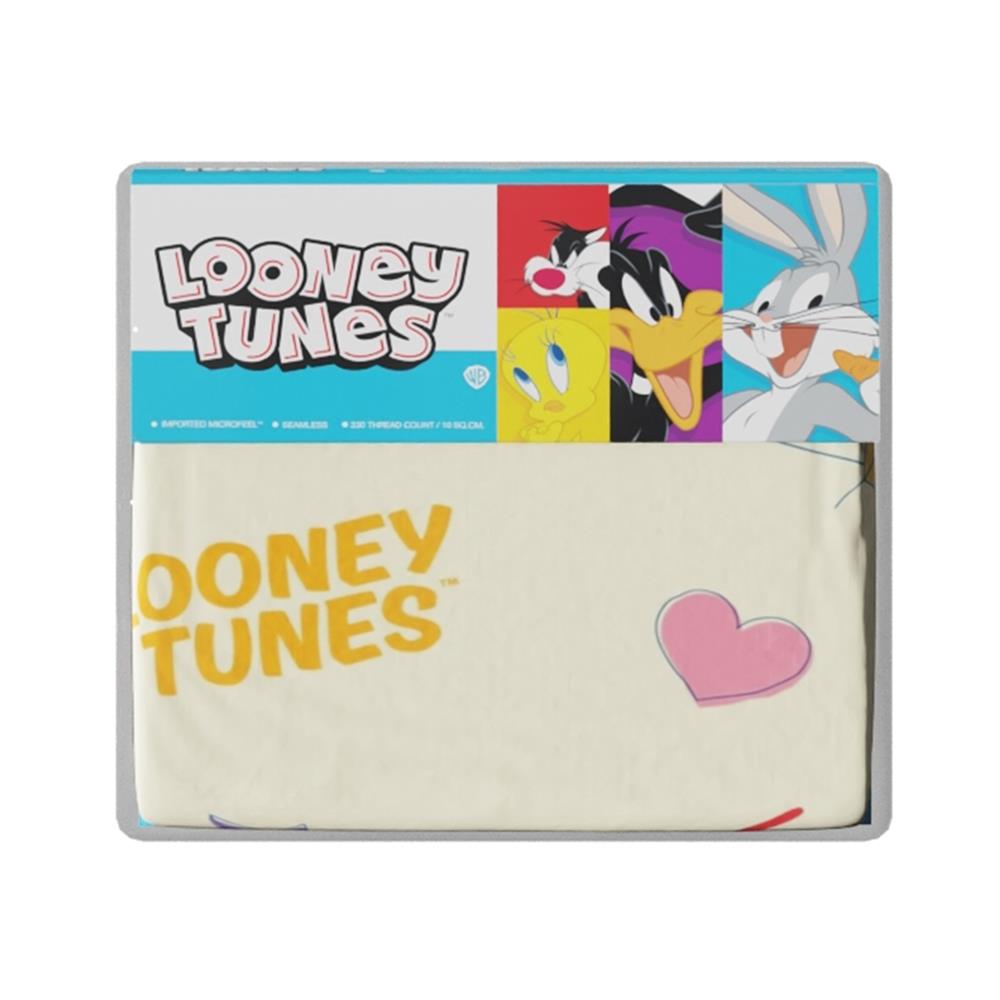 ชุดผ้าปูที่นอน 6 ฟุต (จำนวน 5 ชิ้น) PREMIER SATIN TWEETYS FJ008