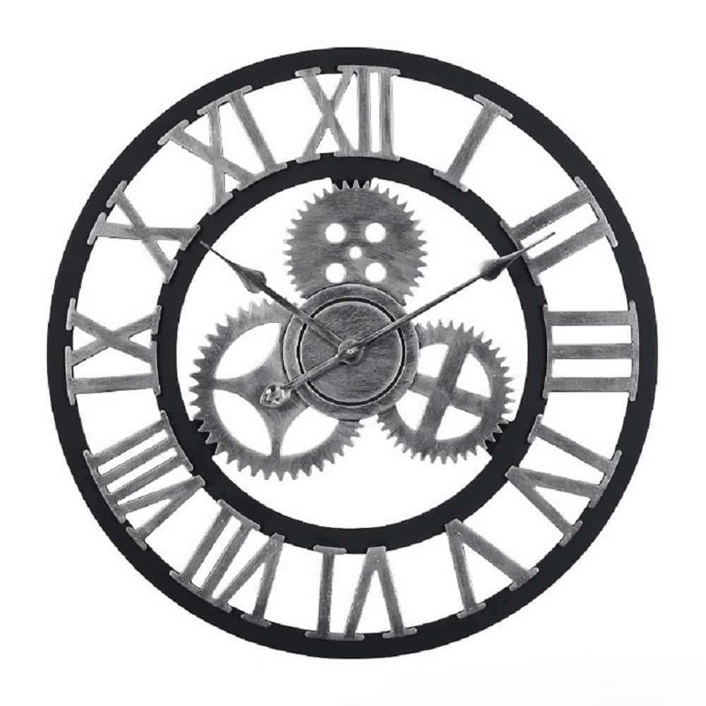 นาฬิกาแขวน INTERY C1038C012_02 15.75 นิ้ว สีเงิน_1