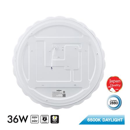 ไฟเพดาน LED SHINING ALICE 15.5 นิ้ว 36 วัตต์ DAYLIGHT สีขาว_1