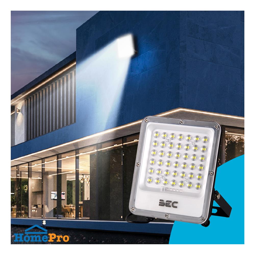 สปอตไลท์ SOLAR BEC APOLLO 100 วัตต์ DAYLIGHT สีดำ
