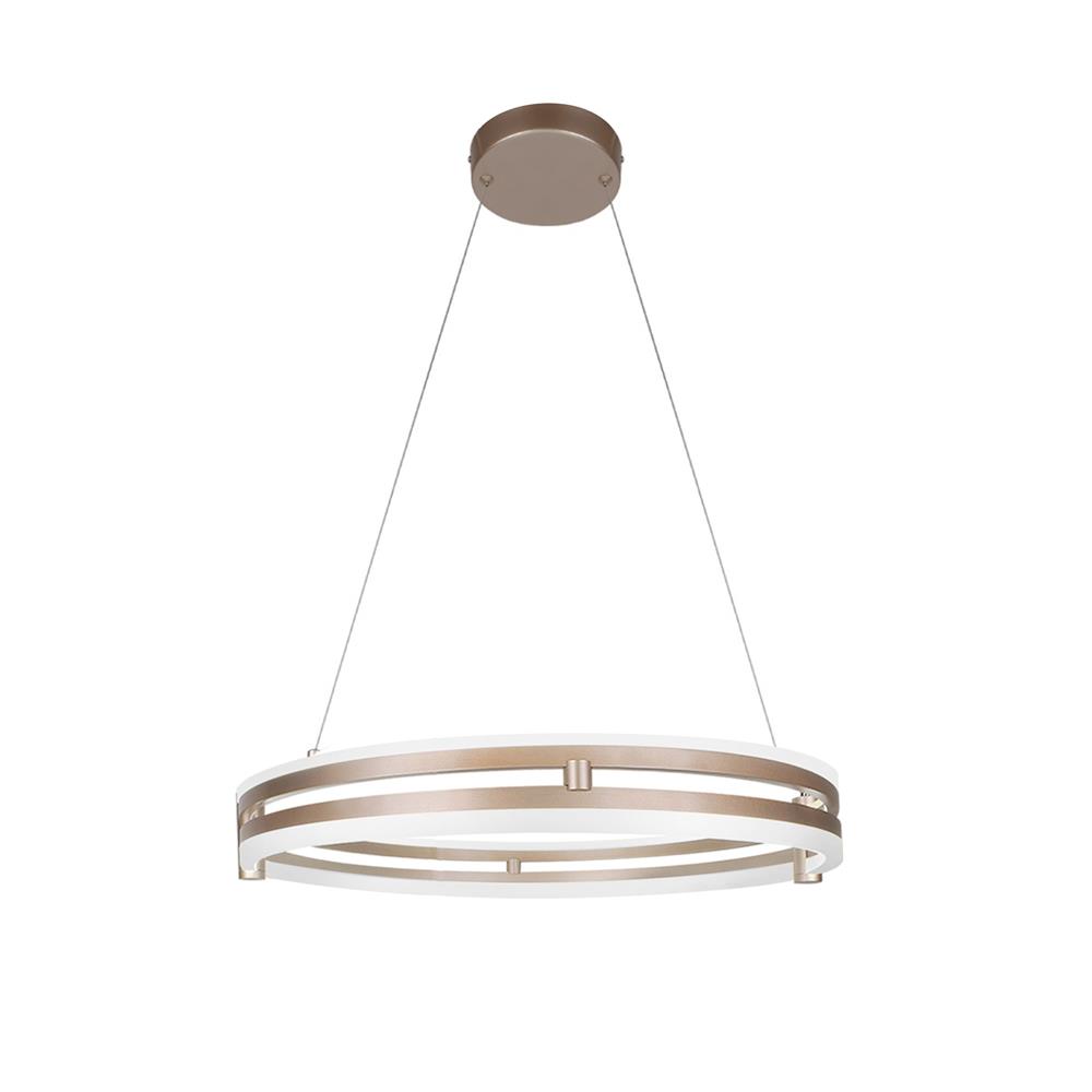 ไฟช่อ LED CARINI MD088-3666-40 40 วัตต์ DAYLIGHT/COOL WHITE/WARM WHITE สีทอง/ขาว 1 หัว