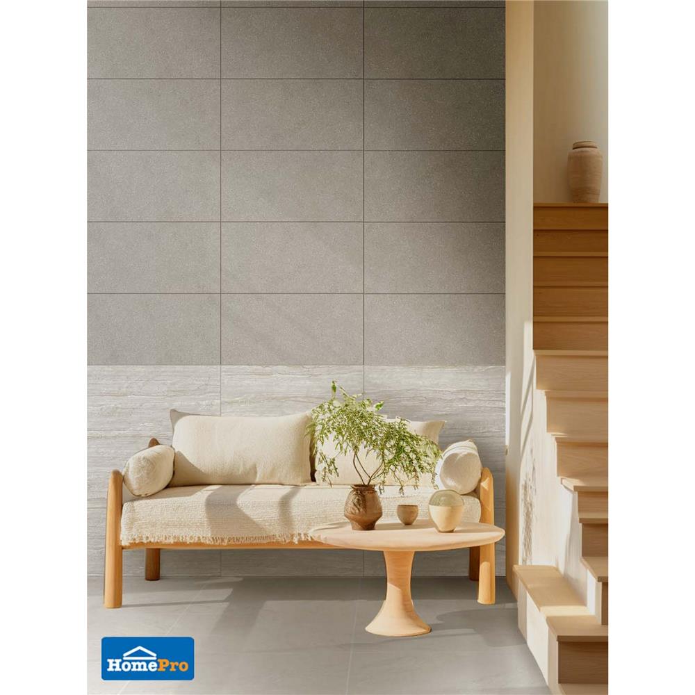 กระเบื้องผนัง 30x60 ซม. DURAGRES อะบอนโซ่ เกรย์ A 0.9 ตร.ม.