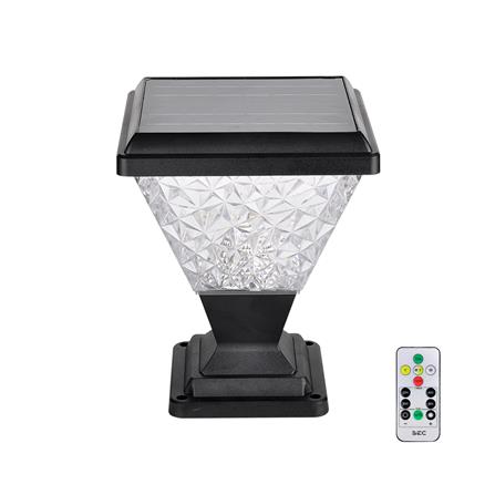 ไฟหัวเสา SOLAR BEC HAWAII-S 40 วัตต์ DAYLIGHT/COOL WHITE/WARM WHITE สีดำ_0