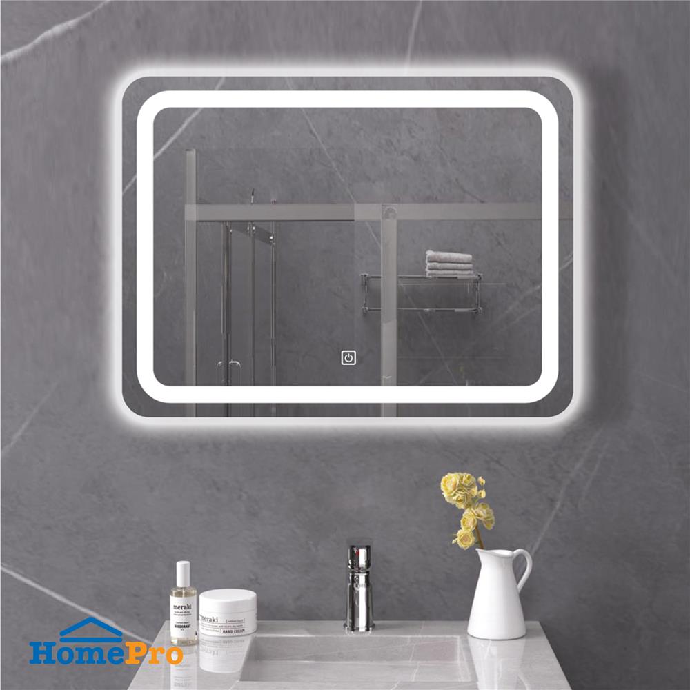 กระจกเงาตกแต่ง LED WSP MLD-4 80x60 ซม.