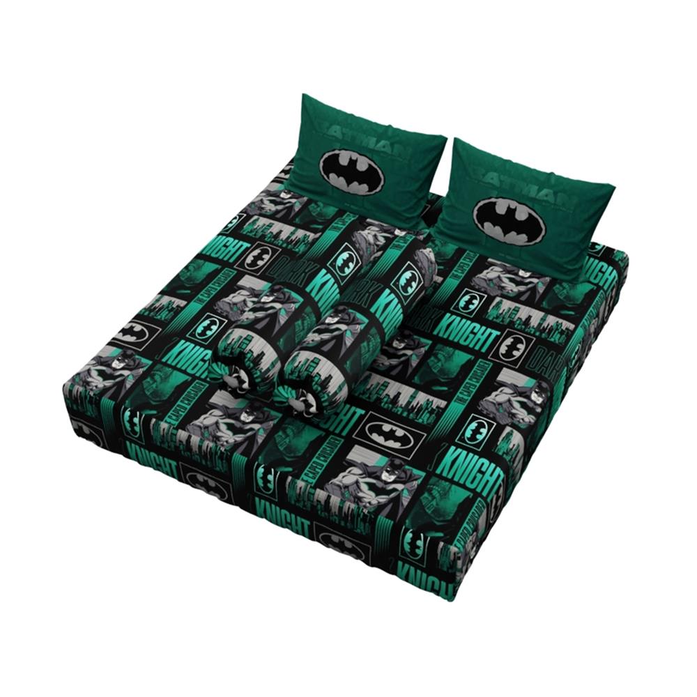 ชุดผ้าปูที่นอน 6 ฟุต (จำนวน 5 ชิ้น) PREMIER SATIN BATMAN FJ004