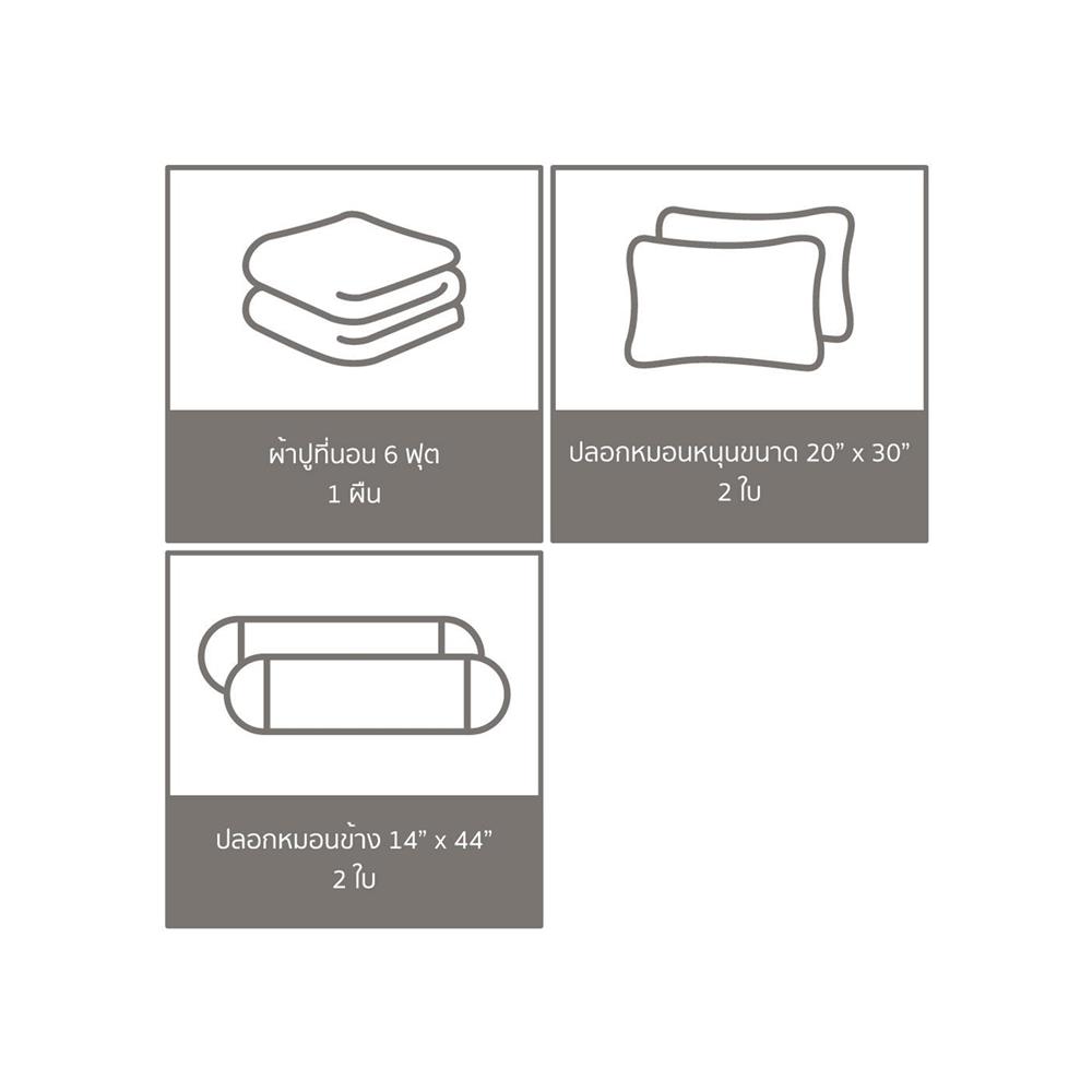 ชุดผ้าปูที่นอน 6 ฟุต (จำนวน 5 ชิ้น) PREMIER SATIN BATMAN FJ004