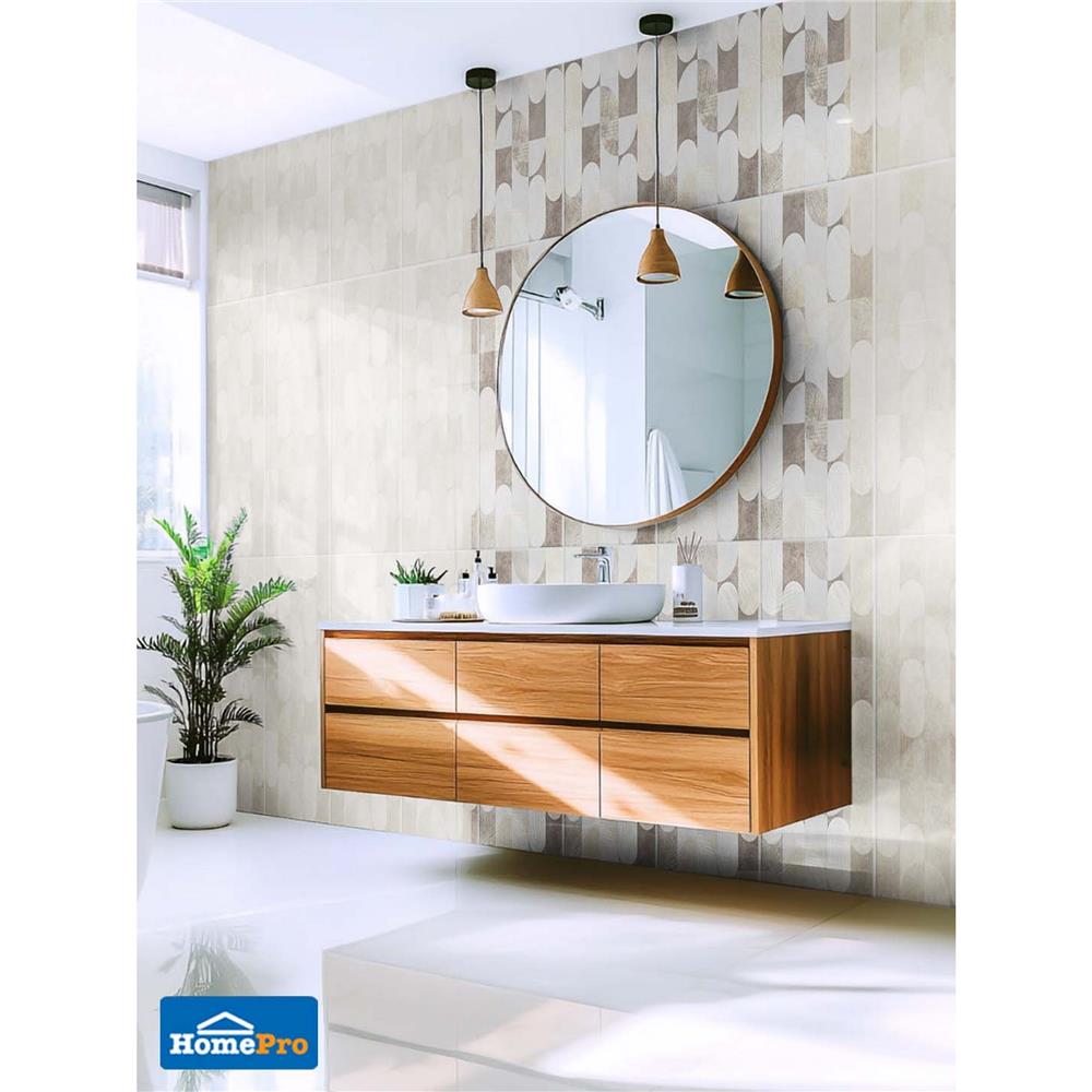 กระเบื้องผนัง 30x60 ซม. DURAGRES ทาร์ทูโฟ เบจ A 0.9 ตร.ม.