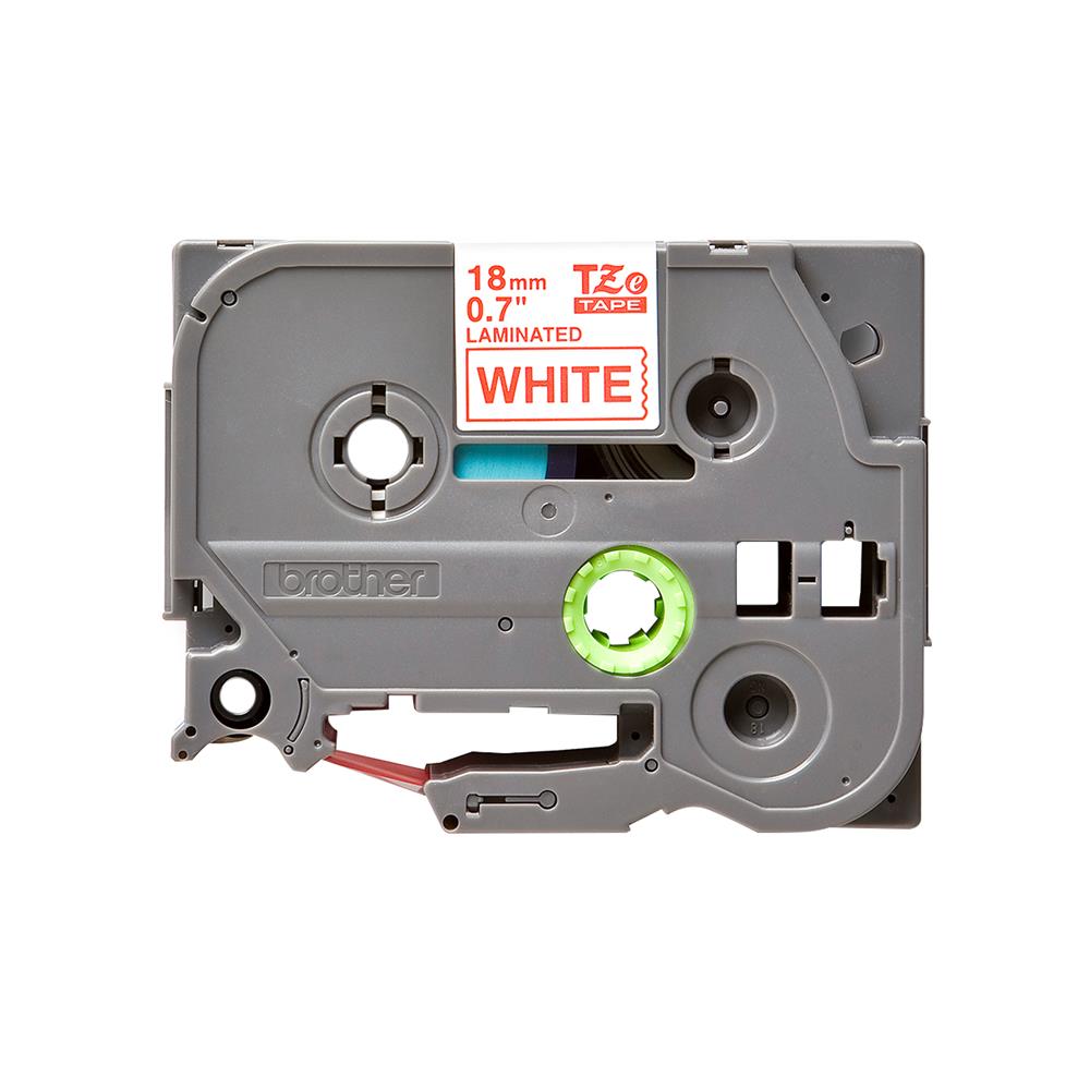 เทปพิมพ์อักษร BROTHER TZE-242 สีแดง/ขาว