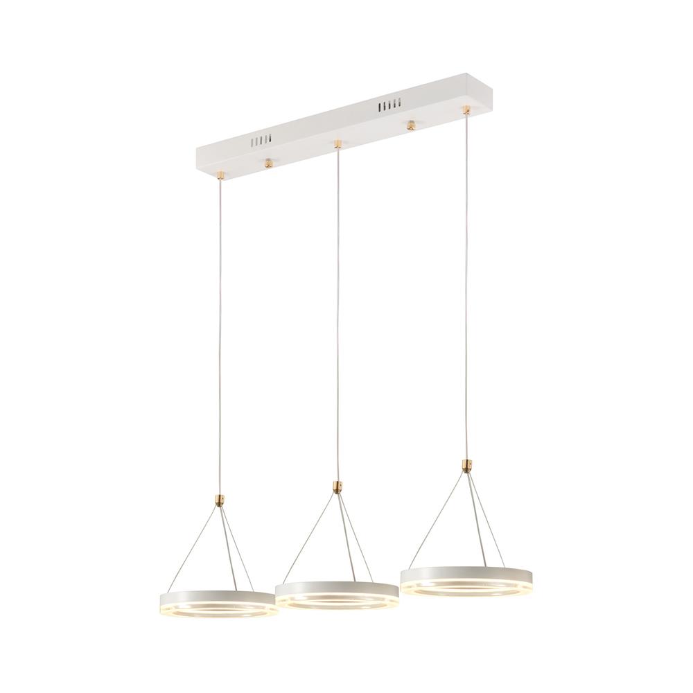 ไฟช่อ LED CARINI 4305L 21 วัตต์ DAYLIGHT/COOL WHITE/WARM WHITE สีทอง/ขาว 3 หัว