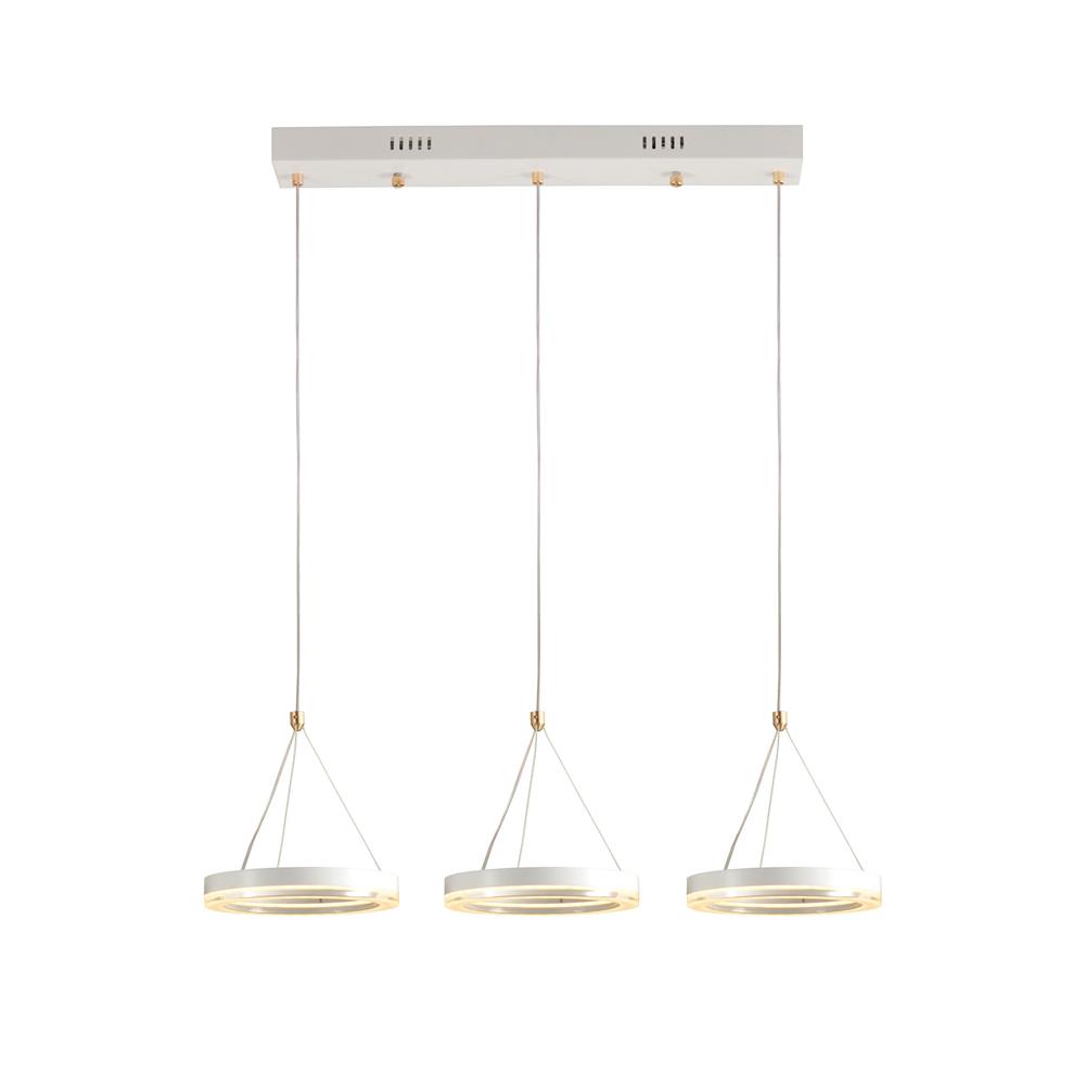 ไฟช่อ LED CARINI 4305L 21 วัตต์ DAYLIGHT/COOL WHITE/WARM WHITE สีทอง/ขาว 3 หัว