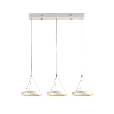 ไฟช่อ LED CARINI 4305L 21 วัตต์ DAYLIGHT/COOL WHITE/WARM WHITE สีทอง/ขาว 3 หัว_1