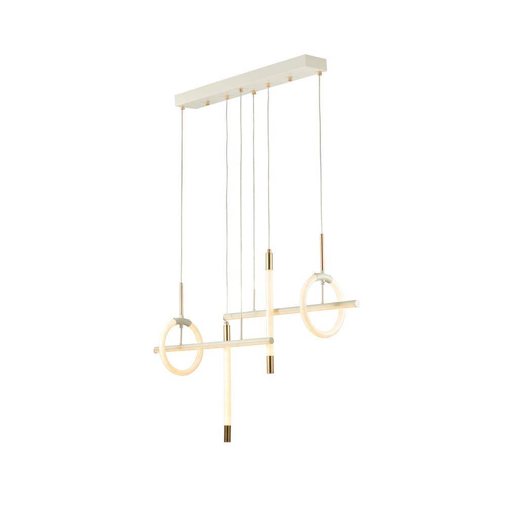 ไฟช่อ LED CARINI 3904 30 วัตต์ DAYLIGHT/COOL WHITE/WARM WHITE สีทอง/ขาว 4 หัว