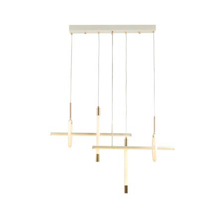 ไฟช่อ LED CARINI 3904 30 วัตต์ DAYLIGHT/COOL WHITE/WARM WHITE สีทอง/ขาว 4 หัว_1